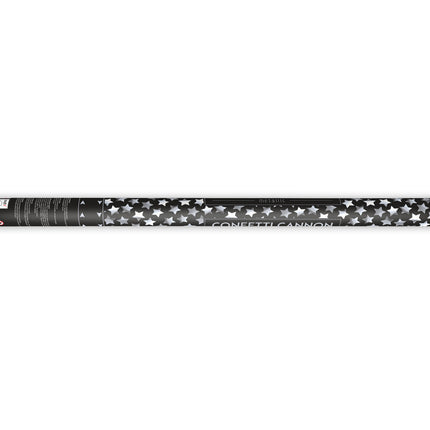 Cannone di coriandoli argento 80 cm
