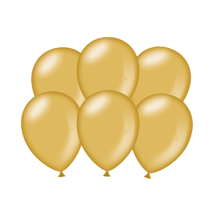 Palloncini oro metallizzati 30cm 6pz