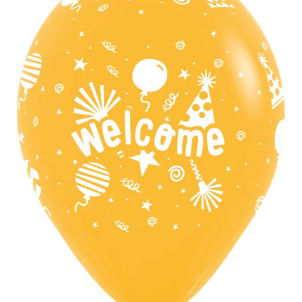 Palloncini Welcome Fashion Solid Mix 30cm 25pz