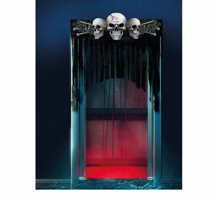Tenda per porta di Halloween Scheletro