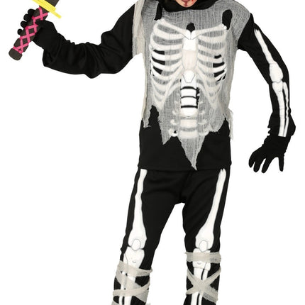 Costume da scheletro ninja bambino