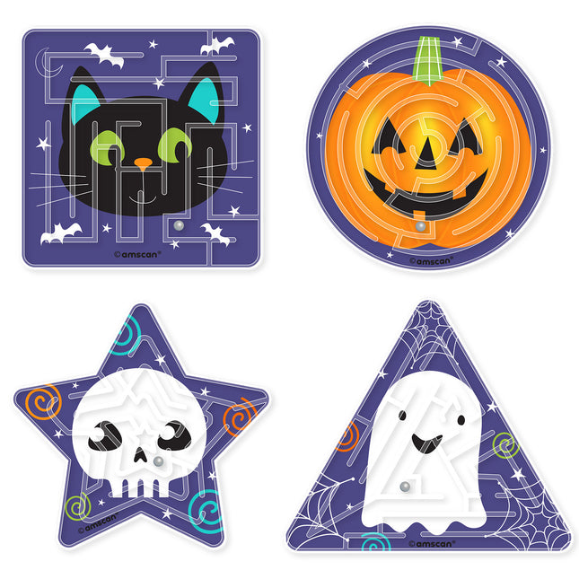 Regali di Halloween Condividi Labirinto Puzzle 4 pezzi