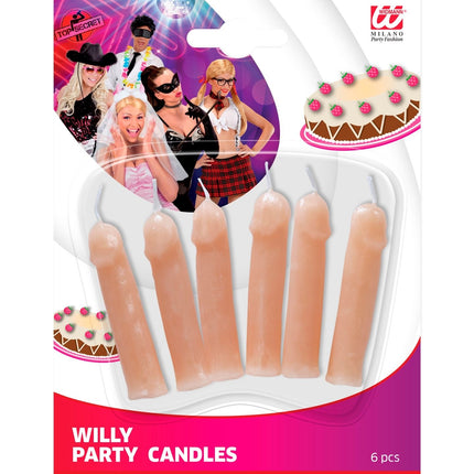 Candele Pecker 6 pezzi