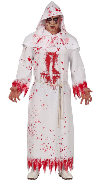 Costume di Halloween da monaco da uomo, sanguinario L