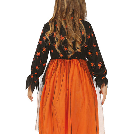Costume Halloween Ragazza Strega Zucca