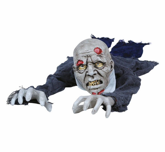 Decorazione da tavolo Halloween Zombie con luci e suoni 1,4 m