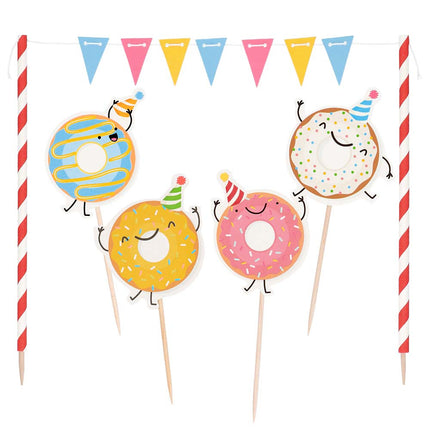 Ciambella Cake topper 5 pezzi