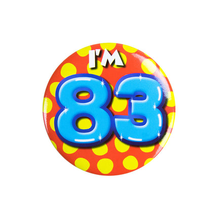 Ho 83 anni Bottone 83 5,5 cm