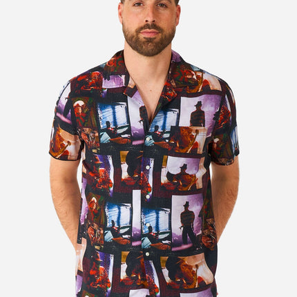Camicia A Nightmare On Elmstreet a maniche corte da uomo <tc>OppoSuits</tc>
