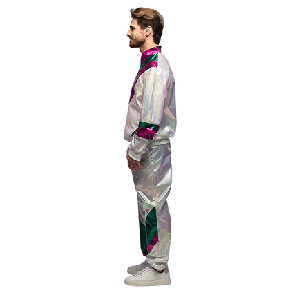 Tuta da ginnastica colorata Faulty Uomo Olografica