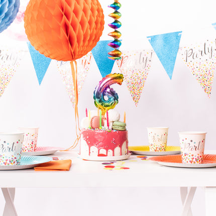 Decorazione arcobaleno da appendere 4 pezzi