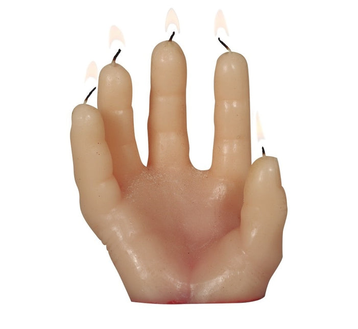 Candela a mano di Halloween 14 cm