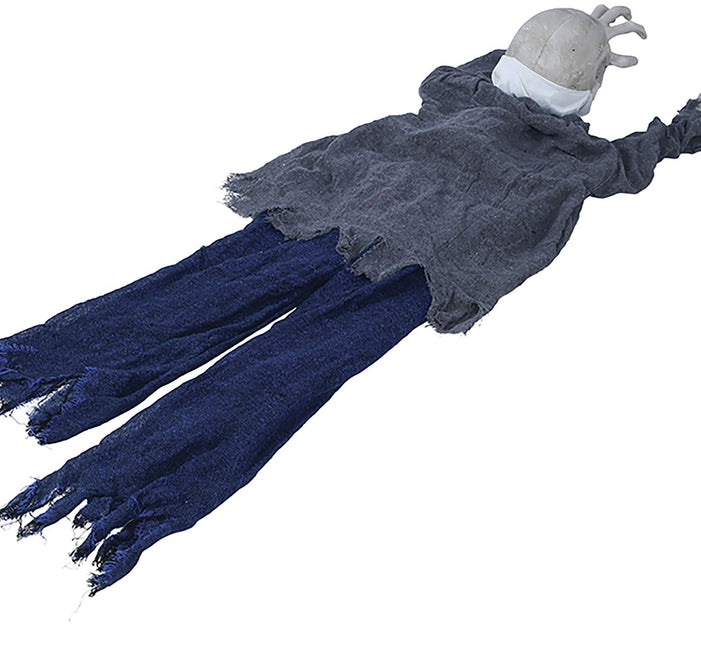 Decorazione da tavolo Halloween Zombie con luci e suoni 1,4 m