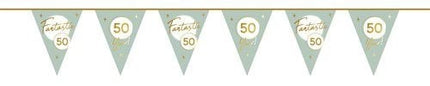50 Anni Ghirlanda Verde Oro 10m