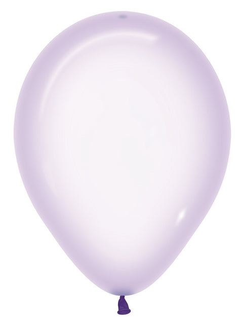 Palloncini Crystal Pastel Lilac 350 30cm 50pz
