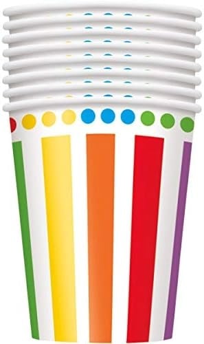 Tazze Arcobaleno 270ml 8pz