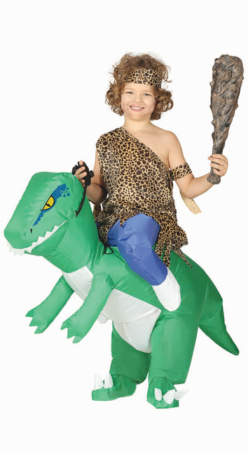 Tuta da dinosauro gonfiabile per bambini 7/9 anni