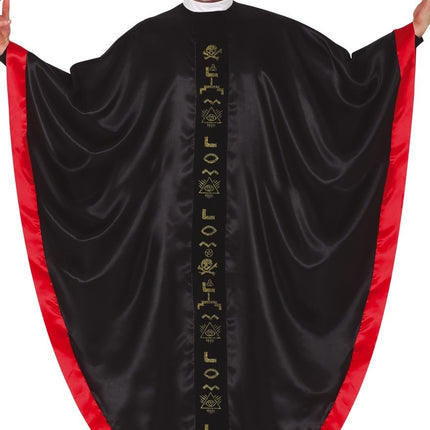 Costume Satana Halloween Uomo Nero