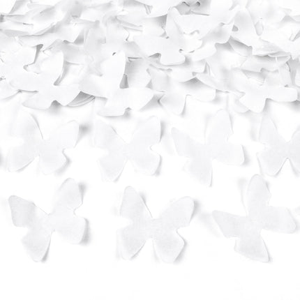 Coriandoli Cannone Farfalle Bianco 40cm