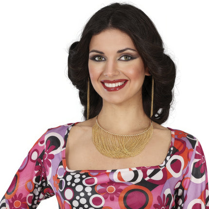 Collana Disco 70S Oro