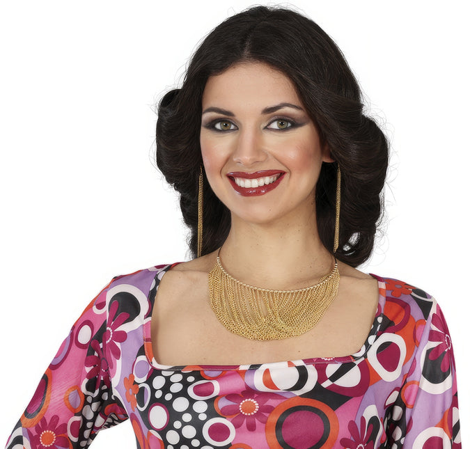 Collana Disco 70S Oro