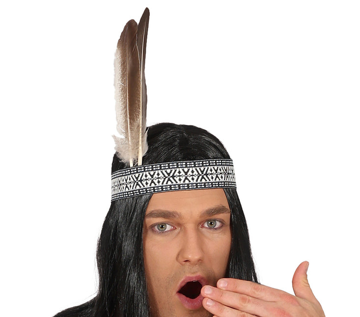 Costume indiano marrone da uomo 2 pezzi