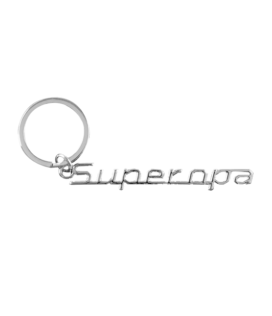 Portachiavi d'argento Super Grandpa