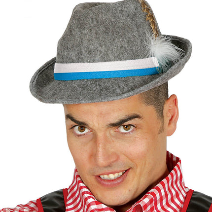 Cappello Oktoberfest Tiroler Grigio
