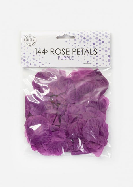 Petali di rosa viola 144 pezzi