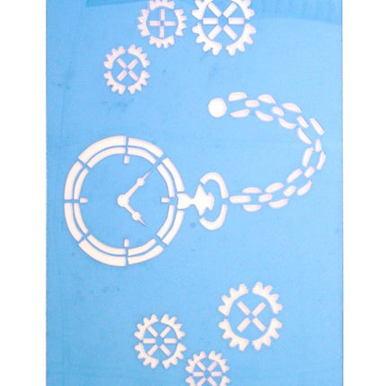 PXP Schmink Template Face Paint orologio steampunk