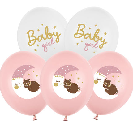 Palloncini Baby Rosa 30cm 6pz