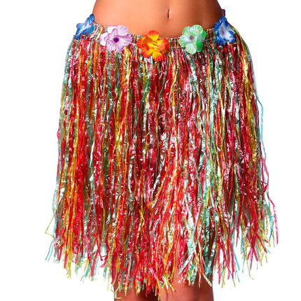 Gonna Hawaii Fiori Colorati 50cm