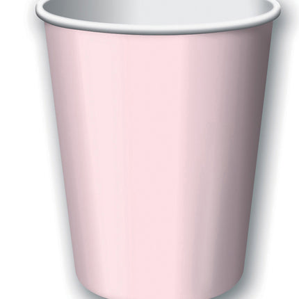 Tazze rosa pastello 256ml 8pz