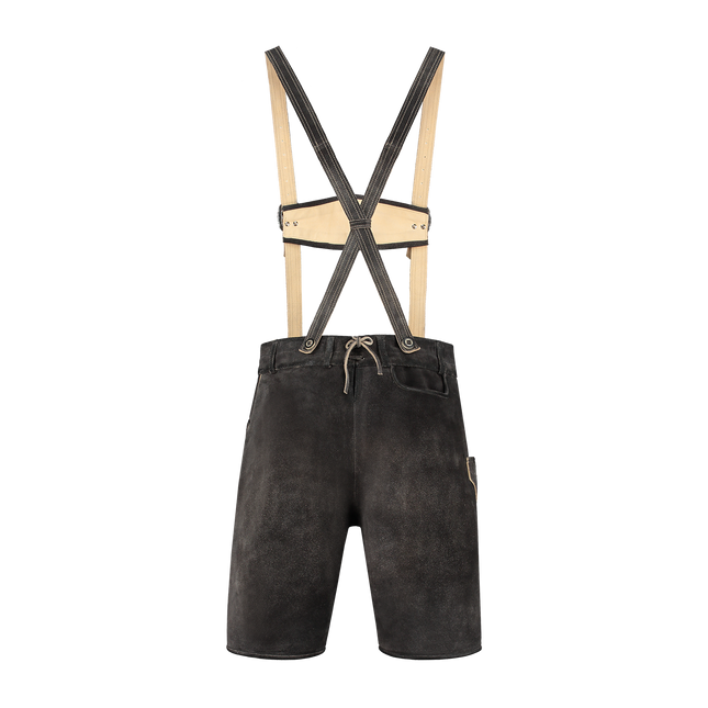 Calzatura in pelle Marrone Grigio Uomo Corta Antique