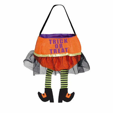 Secchiello per caramelle di Halloween Dolcetto o scherzetto 20 cm