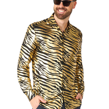 Camicia Tiger Gold Uomo <tc>OppoSuits</tc>
