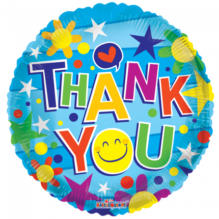 Palloncino ad elio Thank You Smiley 45 cm vuoto