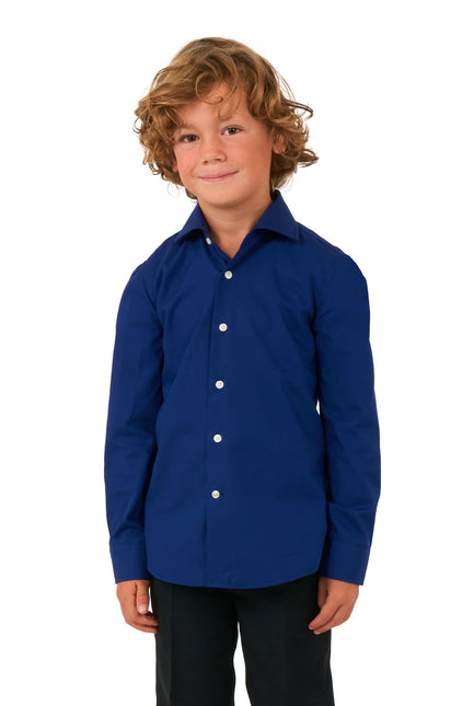 Camicia blu scuro Ragazzo <tc>OppoSuits</tc>