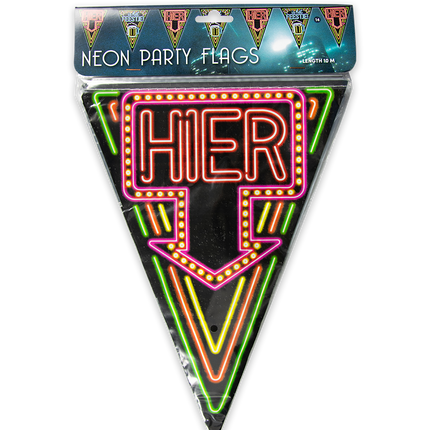 Ghirlande Here's the Party Neon 10m