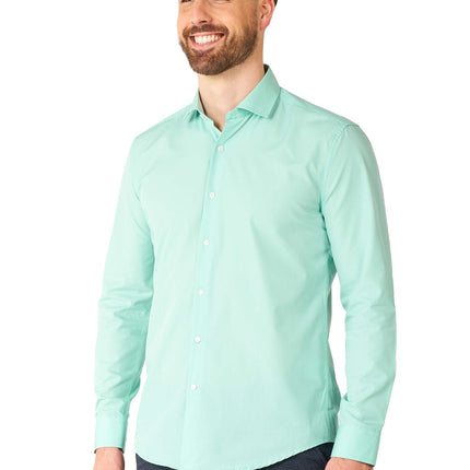 Camicia verde menta uomo <tc>OppoSuits</tc>