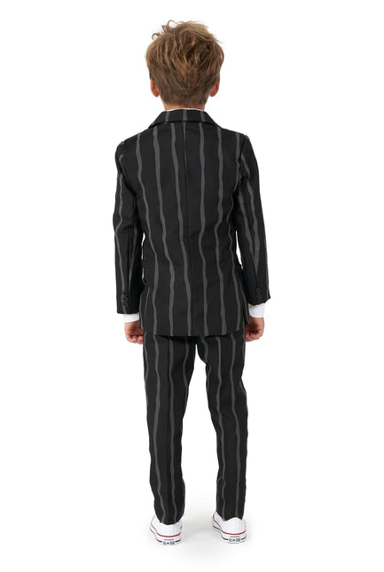 Abito gessato nero ragazzo <tc>Suitmeister</tc>