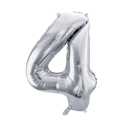 Palloncino a 4 anni Silver vuoto 72 cm