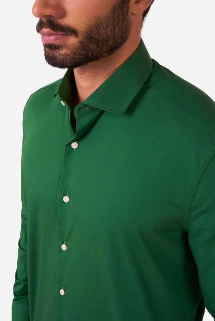 Camicia verde scuro uomo <tc>OppoSuits</tc>