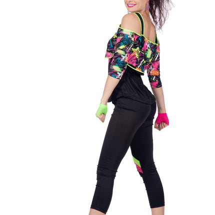 Completo da aerobica 80S Donna