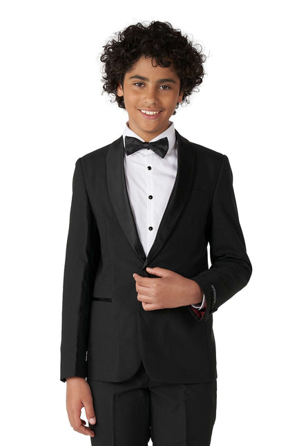 Ragazzo in smoking nero adolescente <tc>OppoSuits</tc>