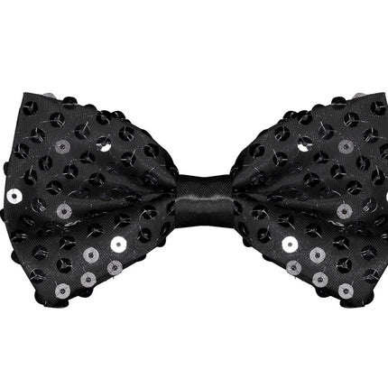 Fiocco nero con paillettes