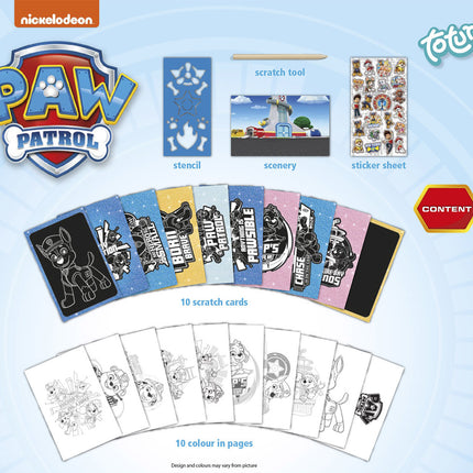 Libro da disegno dei Paw Patrol