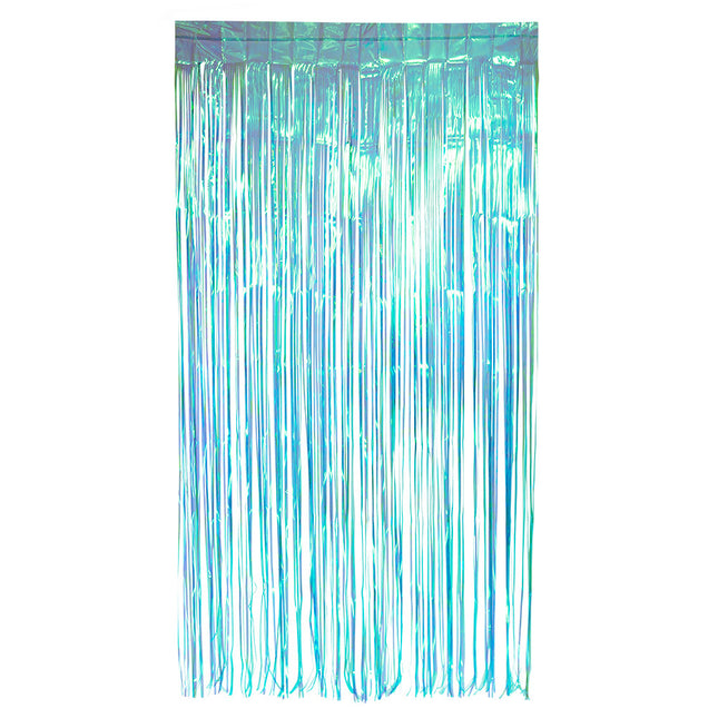 Azzurro Tenda per porte Pearl 2m