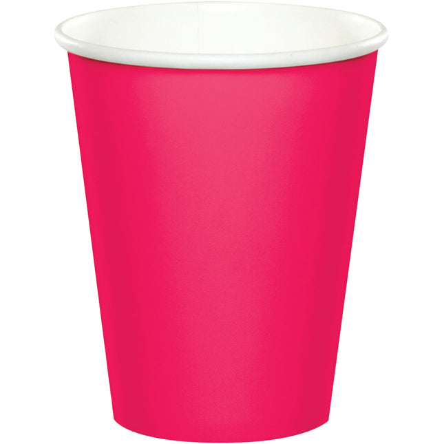 Tazze fucsia 256ml 24pz