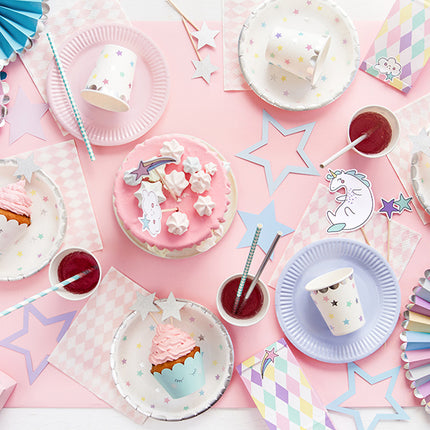 Set di cake topper Unicorno 5 pezzi
